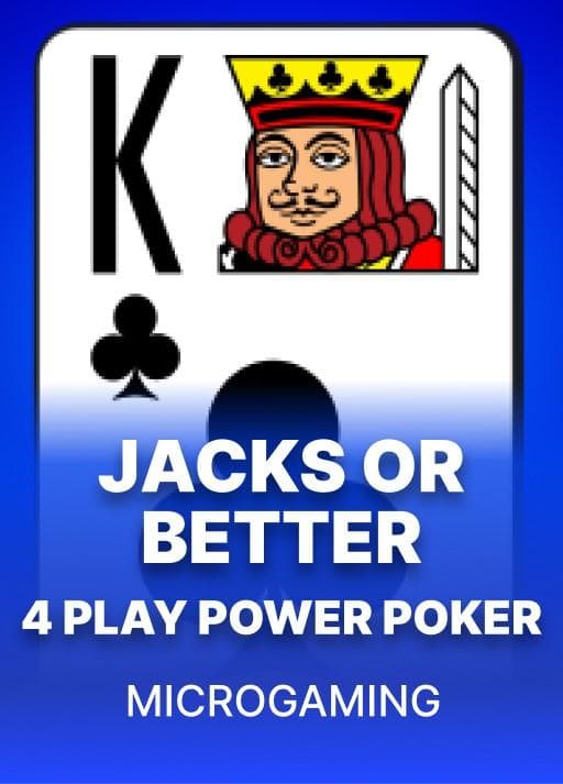 Jacks Or Better - 4 Play Power Poker